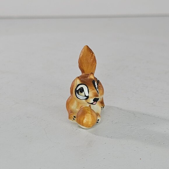 Vintage Bone China Japan Chipmunk Miniature Figurine Woodland Critter - Picture 2 of 8